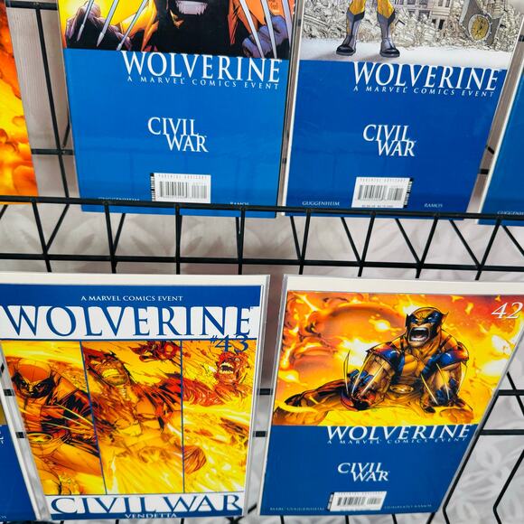 Wolverine 42-48 Lot (Marvel Knights) Civil War Crossover Vs Nitro (43 2nd Print) - Picture 9 of 12